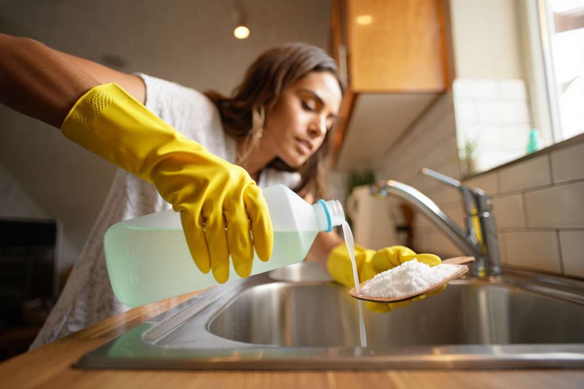 Déboucher un évier au vinaigre : Astuces efficaces