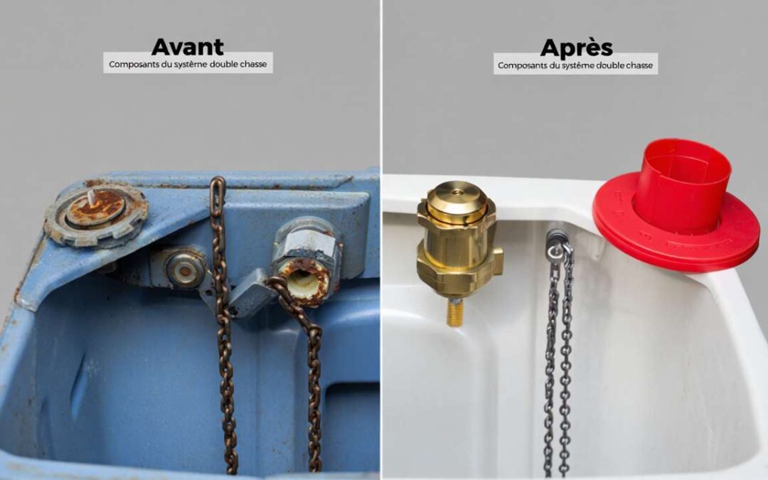 Combien coûte le remplacement d’un mécanisme de chasse d’eau ?