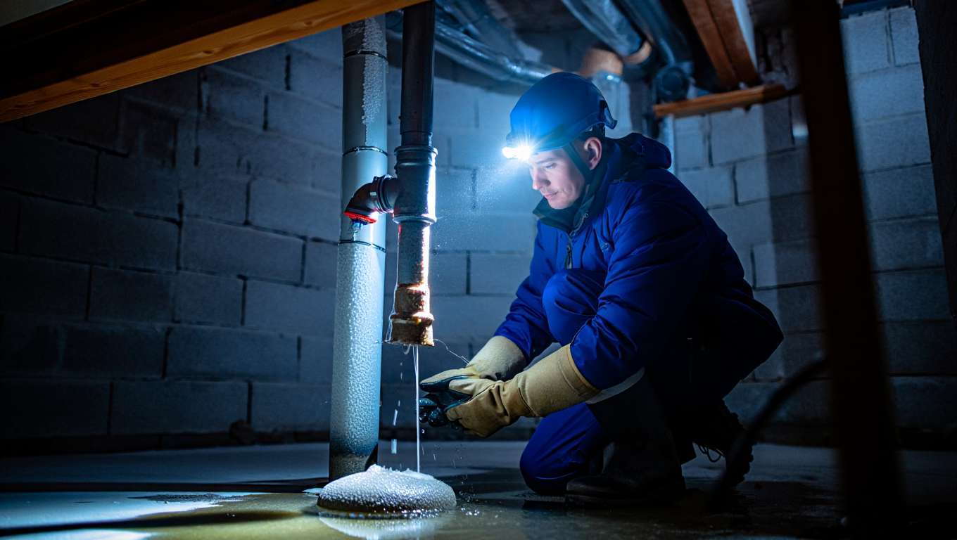 Tuyaux gelés ou éclatés : que faire ? 