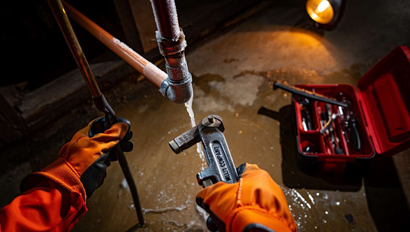 Tuyaux gelés ou éclatés : que faire ? 