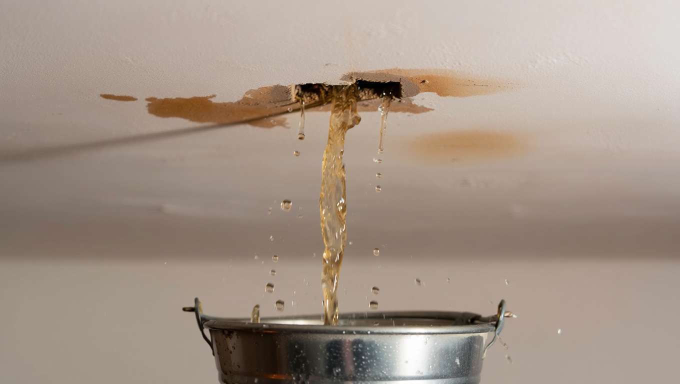 Fuite d’eau au plafond : Causes, solutions et prévention