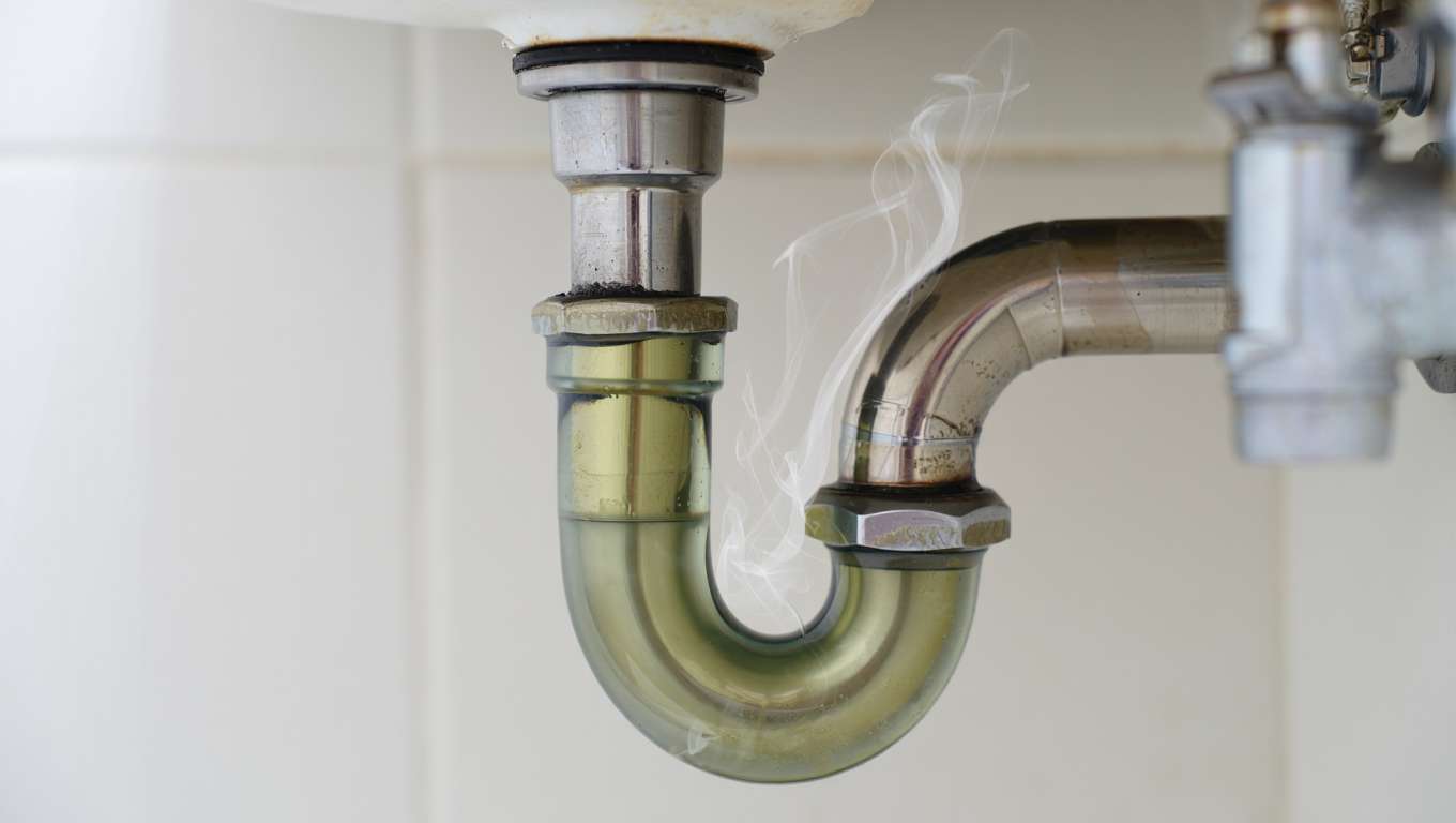 Déboucheur chimique de canalisation qui stagne 